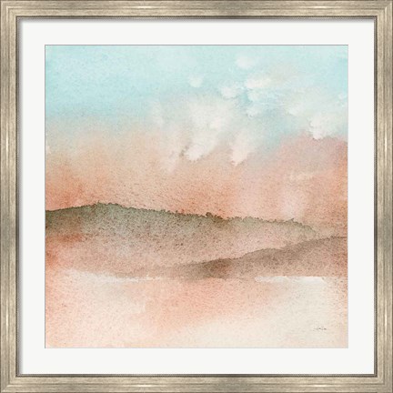 Framed Desert Landscape I Print