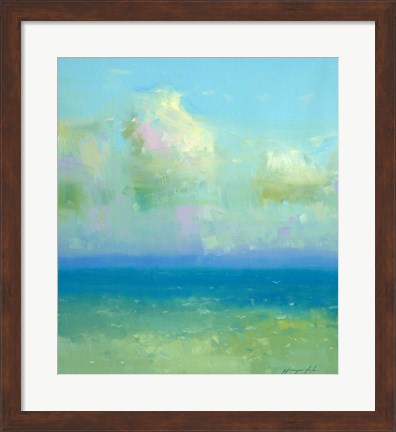 Framed Turquoise Ocean Print