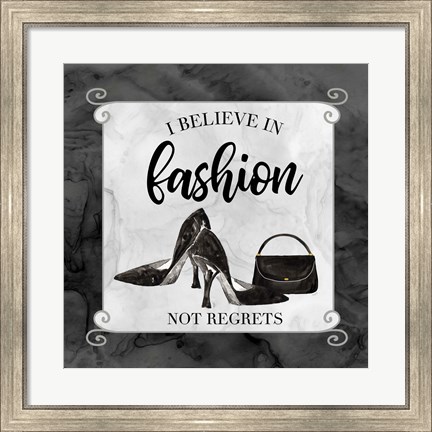 Framed Fashion Humor VII-Believe in Fashion Print