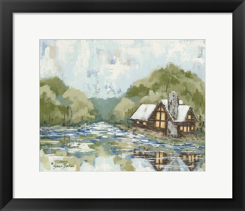 Framed Adventure Lake Print