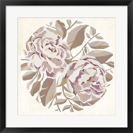 Framed Eye of Peony II Print