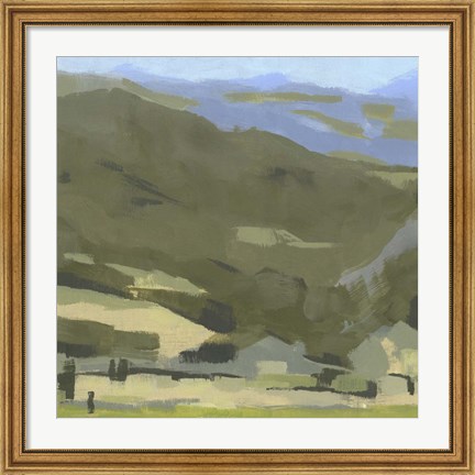 Framed Blue Ridge Foothills I Print