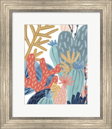Framed Paper Reef II Print
