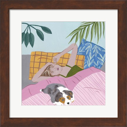 Framed Lazy Afternoon III Print