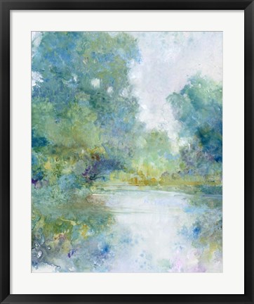 Framed Tranquil Stream I Print