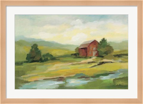 Framed Springtime Farm Print