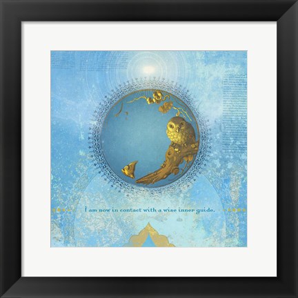 Framed Creative Visualization XVII-Inner Guide Print