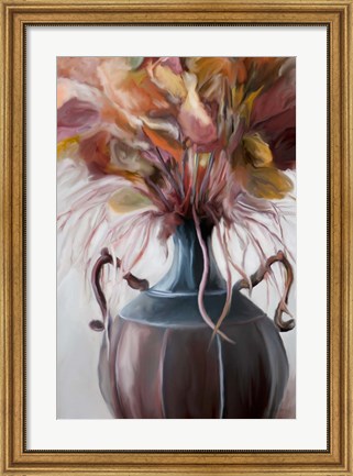 Framed Autumn Bouquet I Print