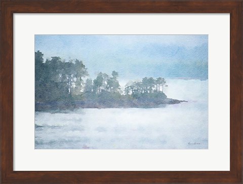 Framed Indigo Bay No. 1 Print