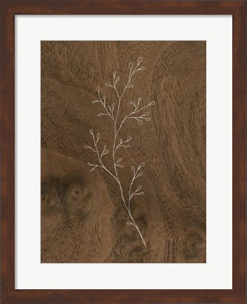 Framed Wispy Wood II Print