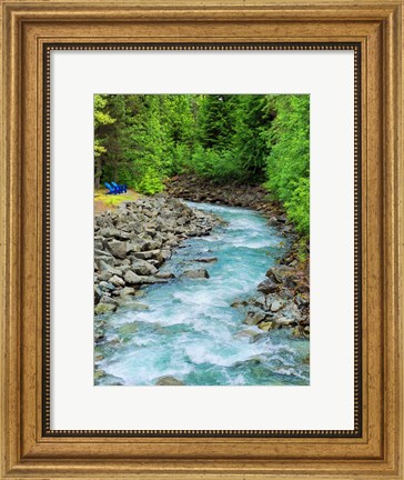 Framed Countryside River Print