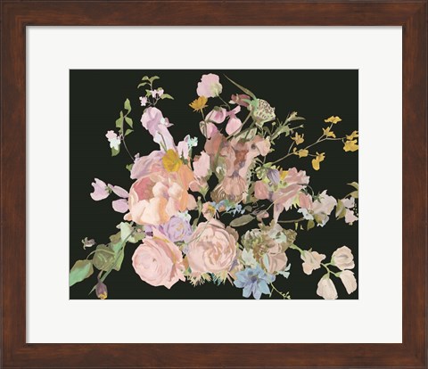 Framed Blooming in the Dark I Print