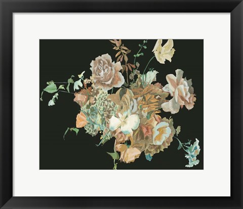 Framed Blooming in the Dark III Print