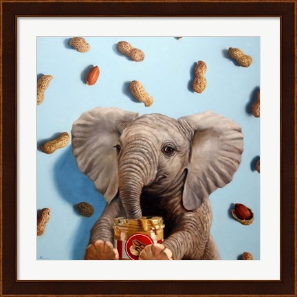 Framed Feeling Nutty Print