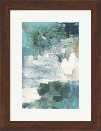 Framed Terrene Abstract I Print