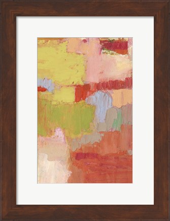 Framed Bright Costa II Print