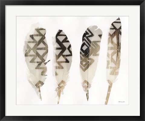 Framed Feathers 2 Print