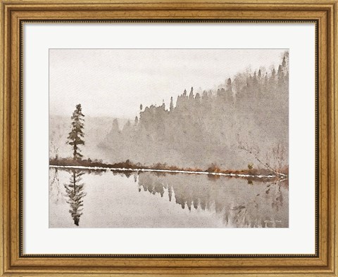 Framed Water Reflection Print