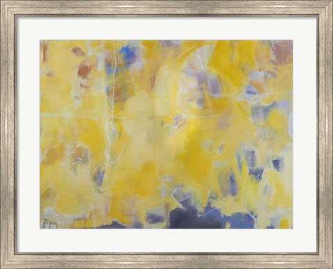 Framed Soft Yellows Print