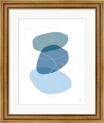 Framed Organic Circles II Print
