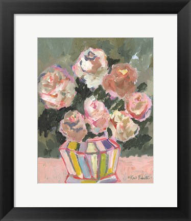 Framed Flowers for Brenda Print