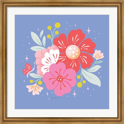 Framed Floral Bouquet I Print