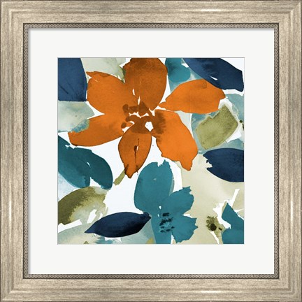 Framed Contemporary Blooms Print