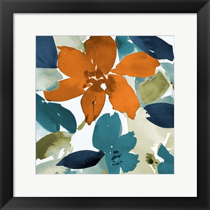 Framed Contemporary Blooms Print