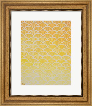 Framed Sun Pattern Print