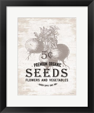 Framed Seeds Print