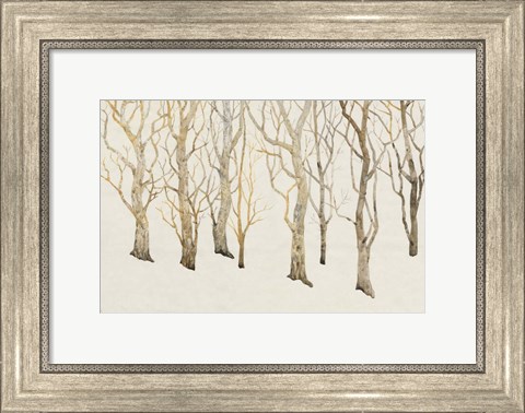 Framed Bare Trees II Print