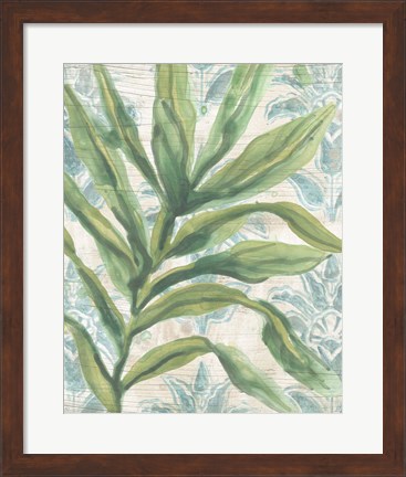 Framed Palms &amp; Patterns I Print
