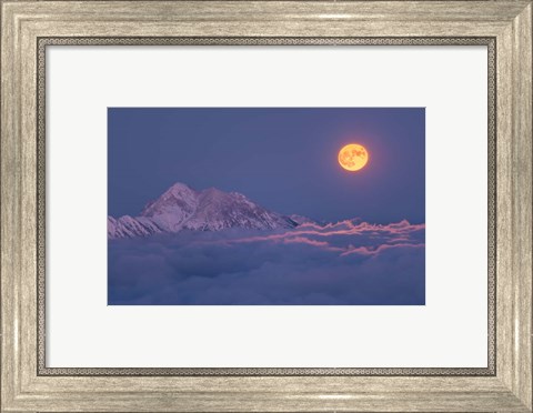 Framed Super Moon Rises Print