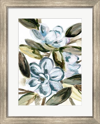 Framed Blue Garden Print