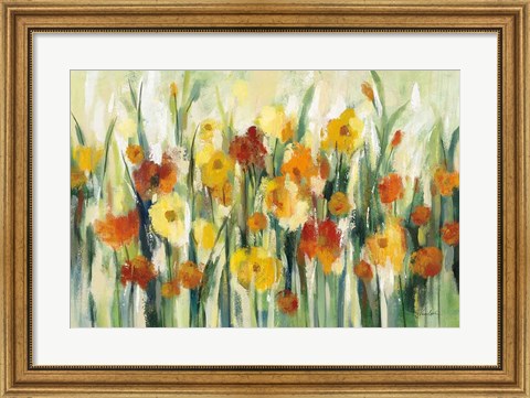 Framed End of Summer Garden Print