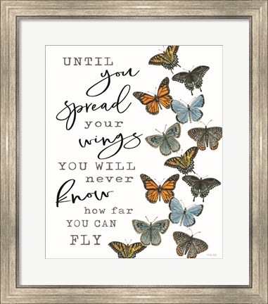 Framed Spread your Wings Print