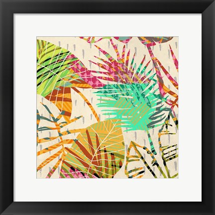 Framed Palm Festoon I Print