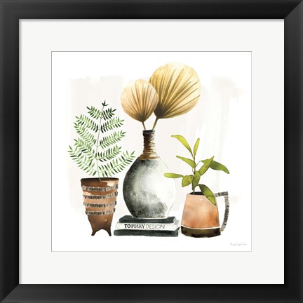 Framed Weekend Plants II Print