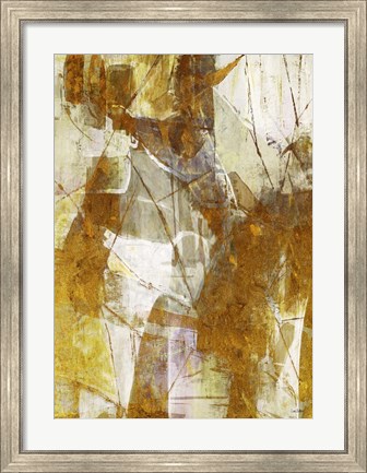Framed Gold Matrix 1 Print