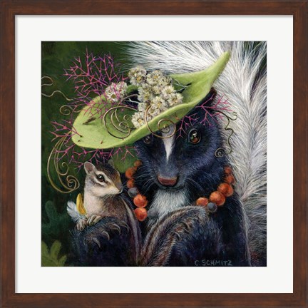 Framed Hat Maker Print