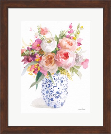 Framed Sunday Bouquet I Print
