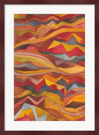 Framed Painted Desert I Print