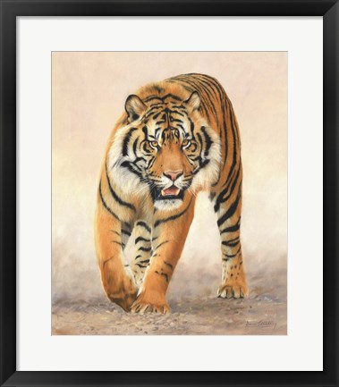 Framed Tiger16 Print