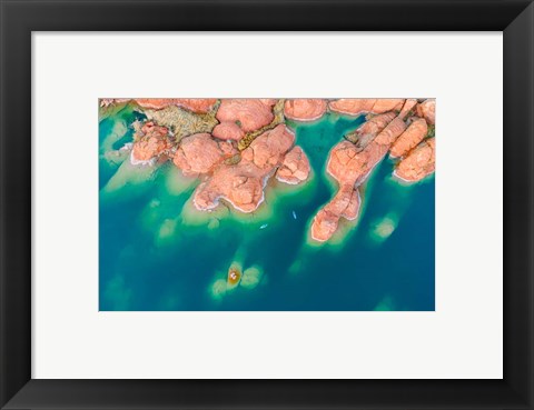 Framed Coastline Print