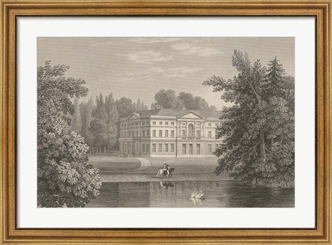 Framed Busbridge Estate Drawing II Print