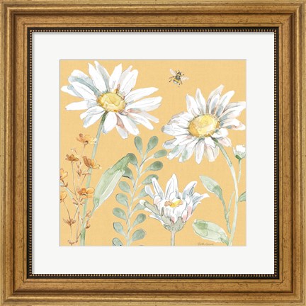 Framed Daisy Days VIII Print