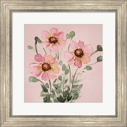 Framed Blooming Bunch 1 Print