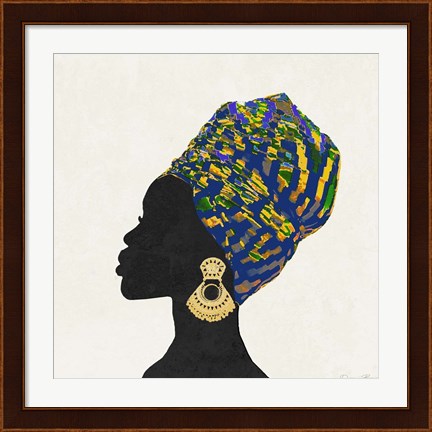 Framed Kente 2 Print