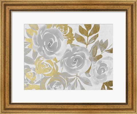 Framed Golden Nature 2 Print