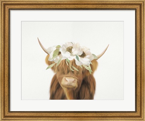 Framed Highland Cow Print